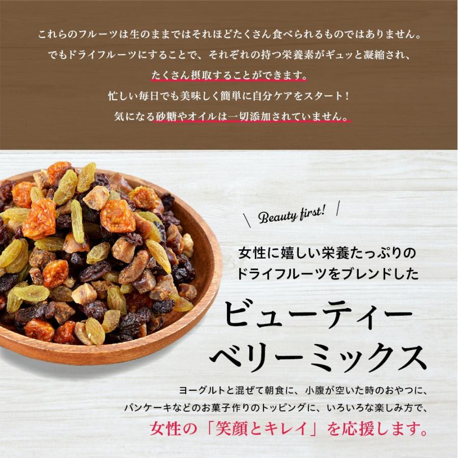 無添加 ビューティー ベリーミックス 100g 送料無料 ノンオイル ドライフルーツ 砂糖不使用 お試し ポイント消化 m 100 元気のたねkfv 通販 Yahoo ショッピング