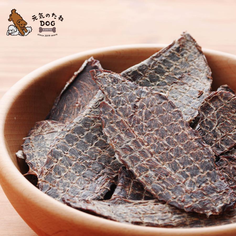 【にゃろ】薄切り 鹿ジャーキー 1kg 犬おやつ 犬 おやつ 無添加 鹿肉 ジャーキー スライス 500g 業務用 しか 鹿 犬の