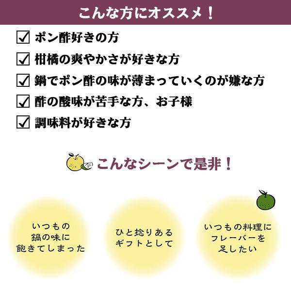 2本ご購入ごとに数量限定キーホルダー付き　ぽん酢 ヒロポン酢360ml2本セット 送料無料 鍋料理 ゆず・すだち・ゆこうの生果汁成分を34%配合した高級生ポン酢｜kg-hero｜08