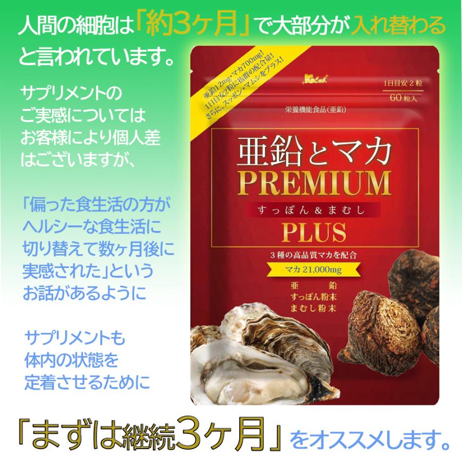 マカ 亜鉛 サプリ 送料無料 亜鉛とマカ PREMIUM すっぽん