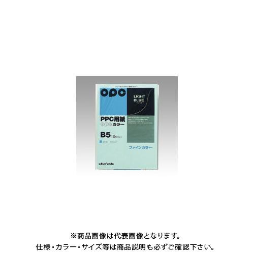 文運堂 ファインカラーPPC B5 100枚入 カラー323 ライトブルー｜kg-maido