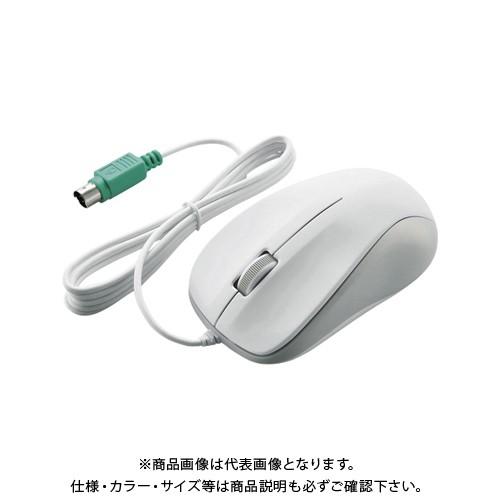 エレコム 光学式マウス PS2 3ボタン ホワイト M-K6P2RWH/RS｜kg-maido