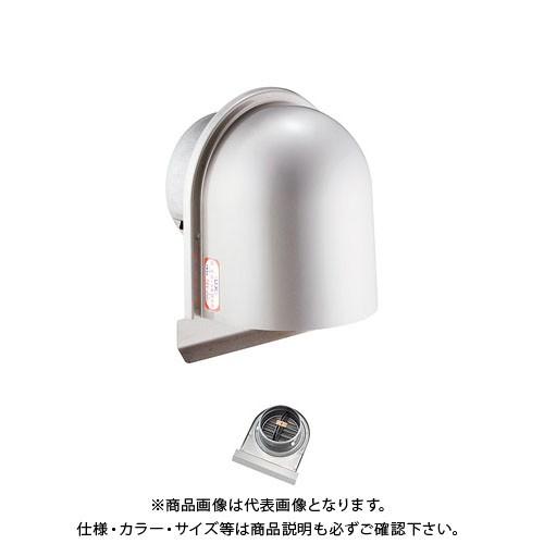宇佐美工業 U型フード付ガラリ 溶接組立式 防火ダンパー付 φ150 ヘアーライン (12ヶ入) UZEV150SFD-HL
