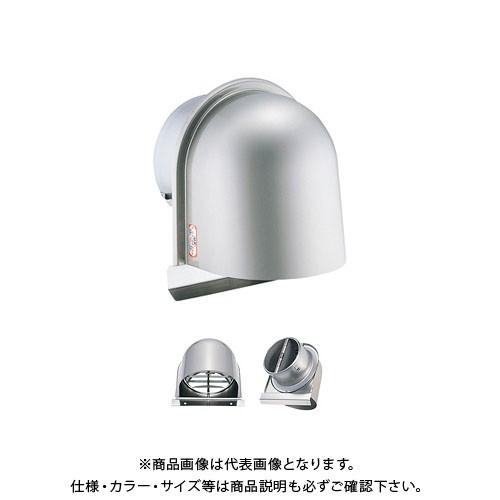 宇佐美工業 U型フード付ガラリ(ワンタッチ取外式)防火ダンパー付 φ150 ヘアーライン (12ヶ入) UZEV150YFD-HL