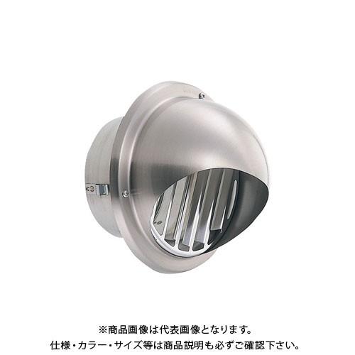 宇佐美工業 丸型フード付ガラリ(ビス脱着式)左右両吹型 φ100 ヘアーライン (24ヶ入) GBV100BW-HL