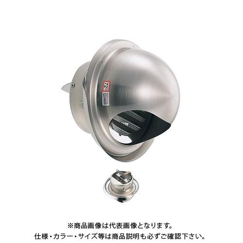宇佐美工業 丸型フード水切付ガラリ 溶接組立式 防火ダンパー付 φ100 ヘアーライン (36ヶ入) GEN100SHD-HL
