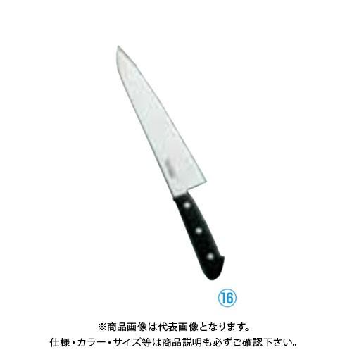 TKG 遠藤商事 ミソノモリブデン鋼 牛刀 (ツバナシ) No.612 21cm AMS36612 7-0294-1703