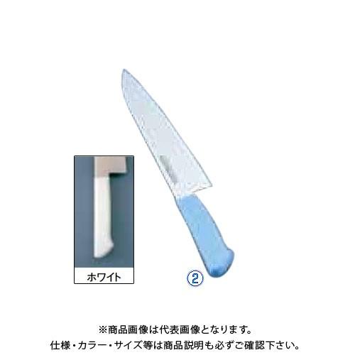 TKG 遠藤商事 マスターコック抗菌カラー庖丁 牛刀 MCGK-270 ホワイト AMSE3271B 7-0320-0204
