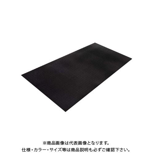 (送料別途)(直送品)エムエフ ブラックターフ 凸凹あり(1枚入) 20mmt×1000×2000mm