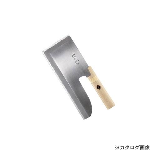 そば打ち道具 切れ者ステン金II号鋼麺切包丁 切れ者ステン