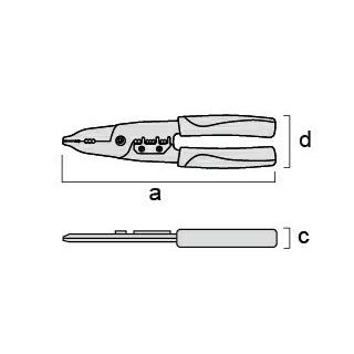 フジ矢 FUJIYA 電工VAストリッパ 235mm φ2.0×3芯 FVA-1630|kg-maido|02