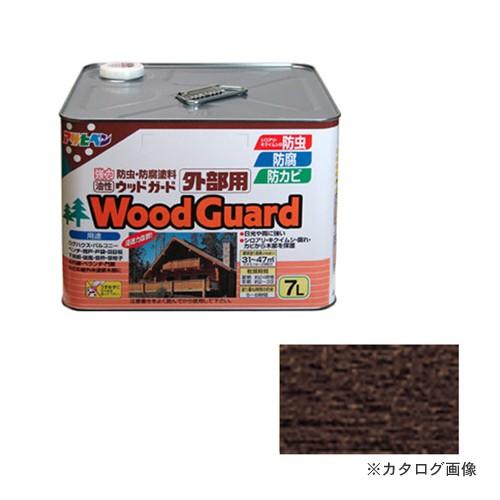 アサヒペン AP ウッドガード外部用 7L ダークオーク 08