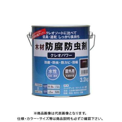 和信ペイント クレオパワー ブラウン 3.2kg #800353｜kg-maido