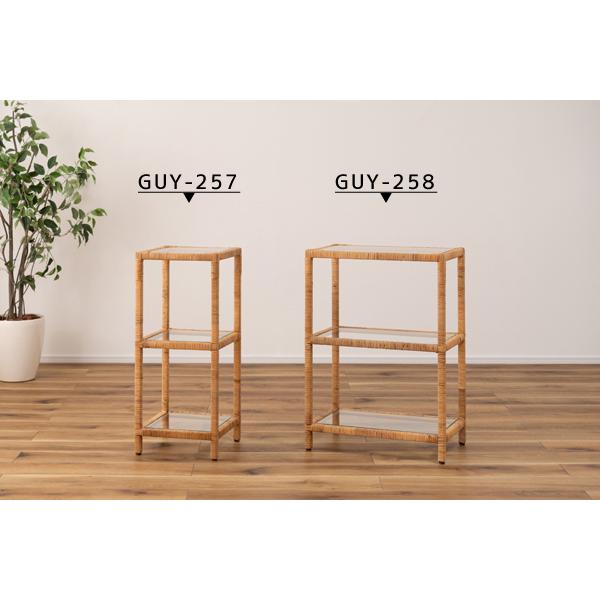 東谷 - 直送品 ガラスシェルフ 高さ70糎 GUY-257