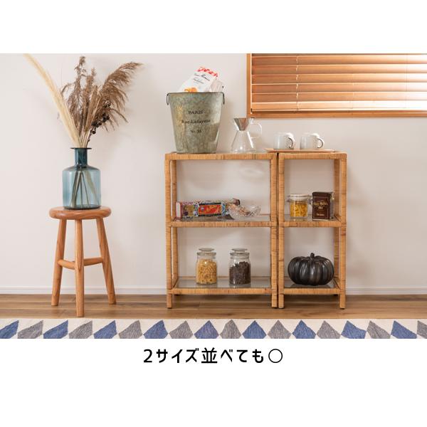東谷 - 直送品 ガラスシェルフ 高さ70糎 GUY-257