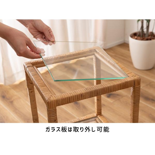 東谷 - 直送品 ガラスシェルフ 高さ70糎 GUY-257
