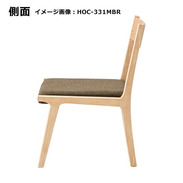 直送品 東谷 モタ ダイニングチェア 座面高37cm 2脚セット ブラウン HOC-331MBR_2