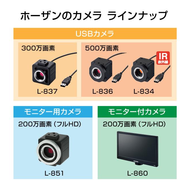 ホーザン HOZAN USBカメラ(赤外線仕様) L-834の画像
