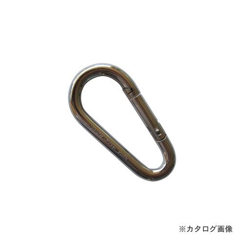(運賃見積り)(直送品)伊藤製作所 123 カラビナハーケン（国産） ステン 8B 20個 KH8B-S