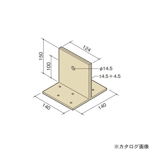 こー2脚 カネシン 柱脚金物 (10個入) GL-PB : 工具屋 まいど! - 通販 - Yahoo