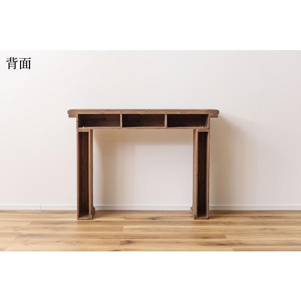 直送品 東谷 AZUMAYA マントルピース W100×D26×H73 ブラウン 飾り棚 壁面装飾 アンティーク調 木製 幅100cm MTP-100BR_10