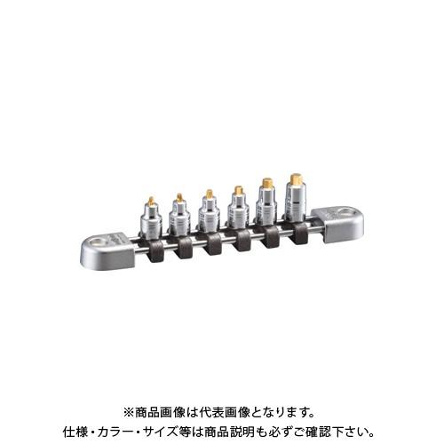 KTC ネプロス 6.3sq.スタッビヘキサゴンビットソケットセット(6コ組 
