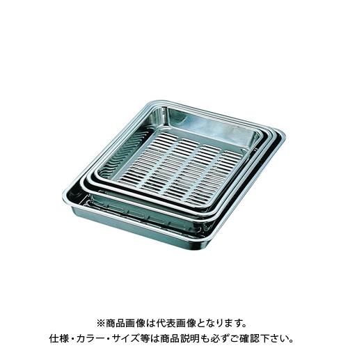 (送料別途)(直送品)スギコ産業 ステンレスバット 水切りバット W405×D290×H41 SA-56