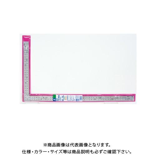 シンワ シンワ測定 曲尺 中金 普及型 ステン 60×30cm 表裏同目 8段目盛