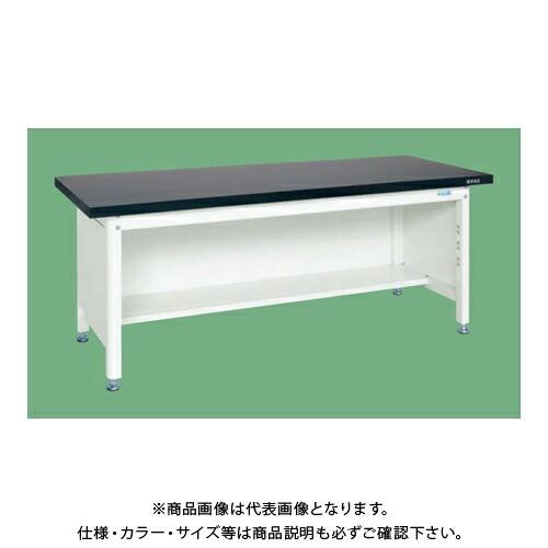 (運賃見積り)(直送品)サカエ SAKAE 実験用作業台KFTタイプ(3方パネル付) W1500×D750×H715 (ホワイト×ダークグレー) KFT-1575P