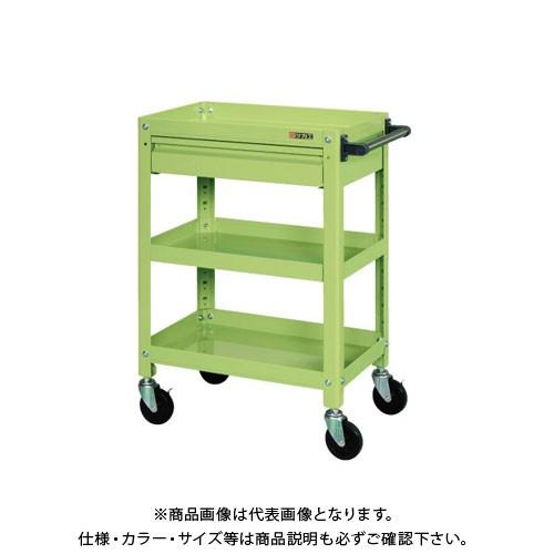 (直送品)サカエ スーパースペシャルワゴン・引出し付 SSW-112RC