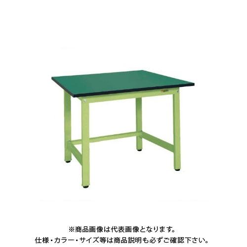 (直送品)サカエ SAKAE 軽量作業台KSタイプ(改正RoHS10物質対応) 組立式 1200×600×740 グリーン KS-126FE