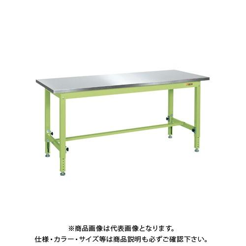 (直送品)サカエ 中量高さ調整作業台TKTタイプ(ステンレスカブセ天板仕様) TKT-096PCSU4