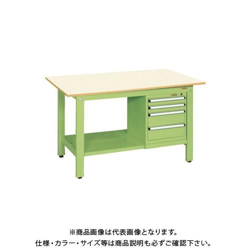 (直送品)サカエ 軽量作業台KKタイプ スモールキャビネット付 KK-59PSL4IG
