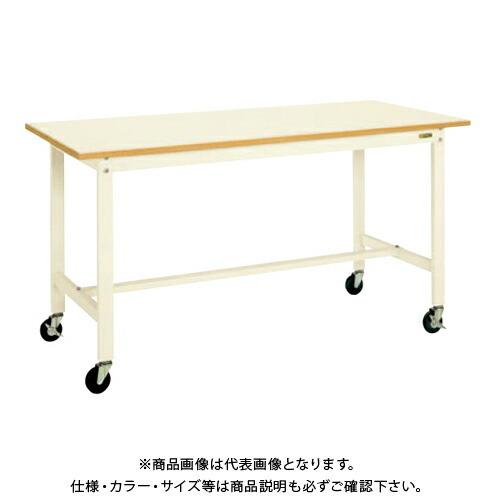 (運賃見積り)(直送品)サカエ SAKAE 軽量作業台(KHタイプ/ポリエステル天板) W900×D600×H900 アイボリー KH-38BI