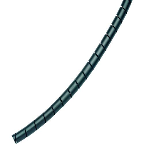 パンドウイット スパイラルラッピング ポリエチレン 耐候性黒 T19F-C0