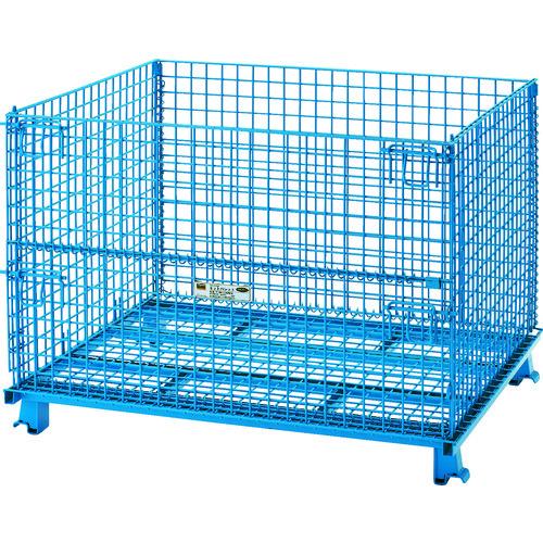 (直送品)TRUSCO ネットパレット 1200X1000X890 粉体塗装 青 T1012AB
