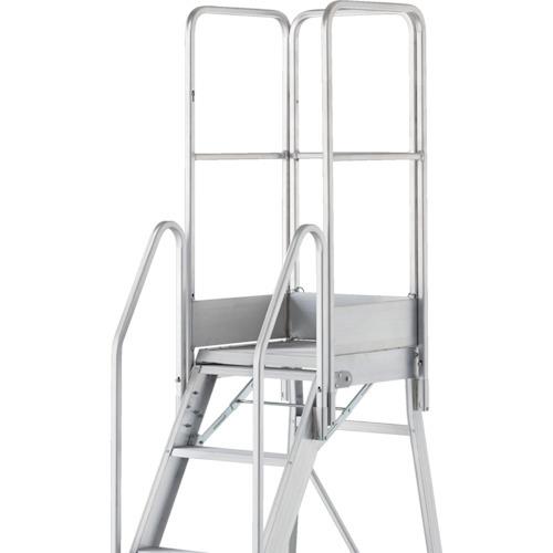(送料別途)(直送品)TRUSCO 踏み台TDAD用フルセット手すり 高さ1100mm 本体高さ0.90m~1.80m用 TDAD-TF-110
