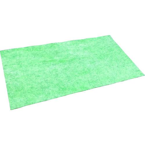 (送料別途)(直送品)TRUSCO ノンスリップオイルキャッチャーマット 緑 500X900 10枚入 TOFP-5090-10