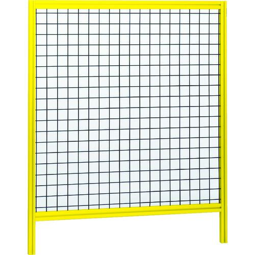 (送料別途)(直送品)TRUSCO アルミ安全フェンス 間口1000mmX高さ1000mm ピッチ30 イエロー AF1010-Y