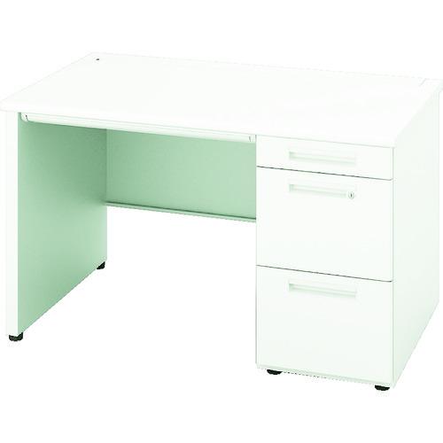 (送料別途)(直送品)ナイキ 片袖デスク(パネル脚) 1200×700×720 XEHH127GP-WH