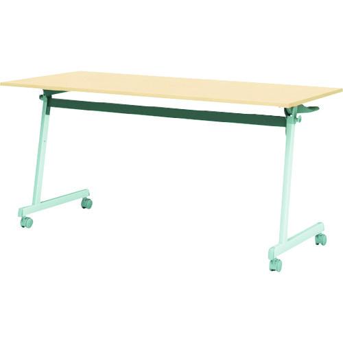 (送料別途)(直送品)アイリスチトセ スタンダードスタックタイプ Z脚 1500×450 天板カラー:ナチュラル CFT89Z-1545-NA