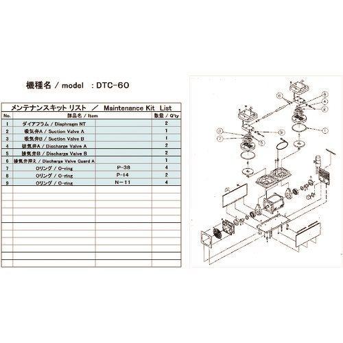 ULVAC DTC-60用メンテナンスキット DTC-60 MAINTENANCEKIT