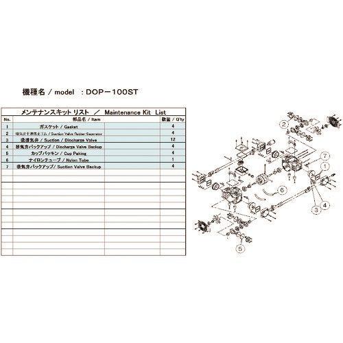 ULVAC DOP-100ST用メンテナンスキット DOP-100ST MAINTENANCEKIT