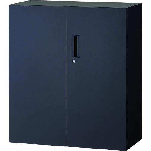 (貨物輸送別途)(直送品)TRUSCO 壁面書庫“Calmatio” 両開き型 下置き専用 W900×D450×H1030 TCLH-BK-11 オフィス収納-キャビネット、書庫
