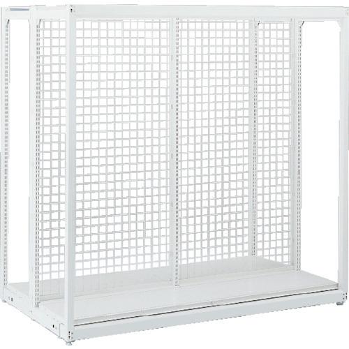 (送料別途)(直送品)タテヤマアドバンス 陳列機器 KZG両面ネットタイプ本体 間口900×900×2100mm SX3463 WH