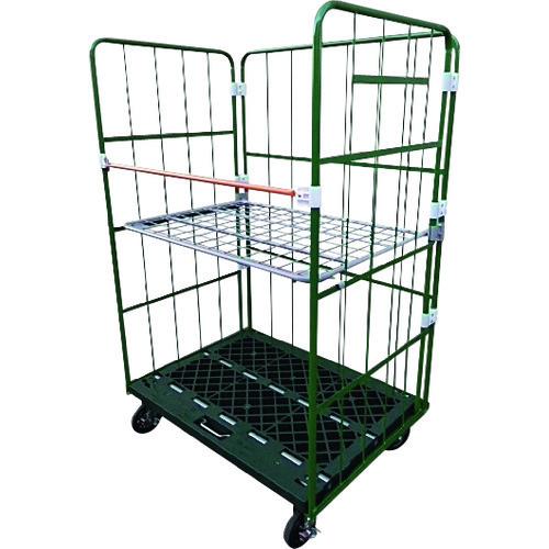 (送料別途)(直送品)ヤマト 跳ね上げ中間棚付コンビテナー LRC80-PG(HA)