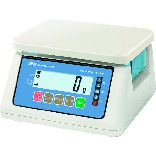 (送料別途)(直送品)A&D 防塵・防水はかりワイヤレス通信モデル SH-6000AWP-BT 一般校正付 SH6000AWP-BT-00A00