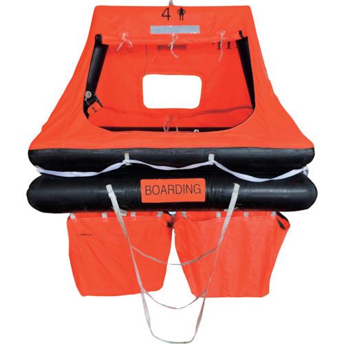 (送料別途)(直送品)METEX EX自動膨張救命いかだ コンテナ 8人用 HYF-8C
