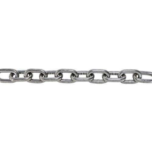 (送料別途)(直送品)TRUSCO JIS F2106第一種規格相当 ショートリンクチェーン スチール 磨き 線径11mm×長さ2.1M~3.0M TIC-11-SH-M-3C