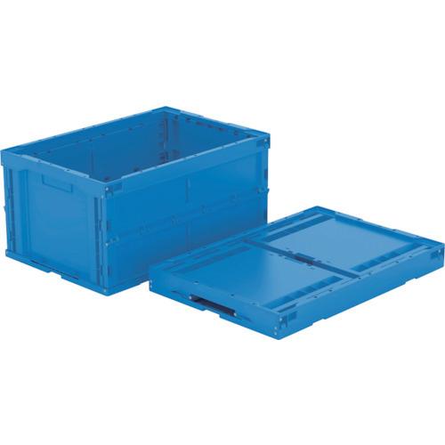 (送料別途)(直送品)サンコー 折りたたみコンテナー 560870 オリコンP76B(3) ブルー 56087000BLFC1